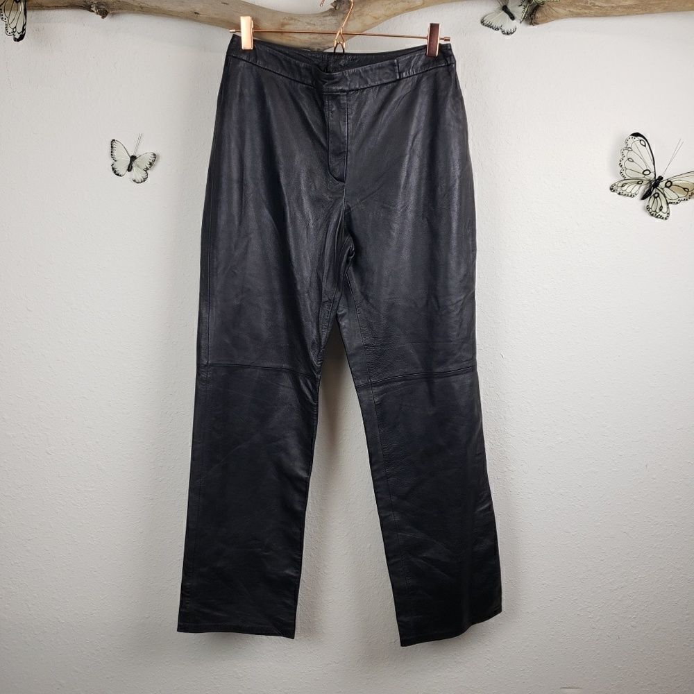 Clothes by revue 90s style 100% lamb leather pant